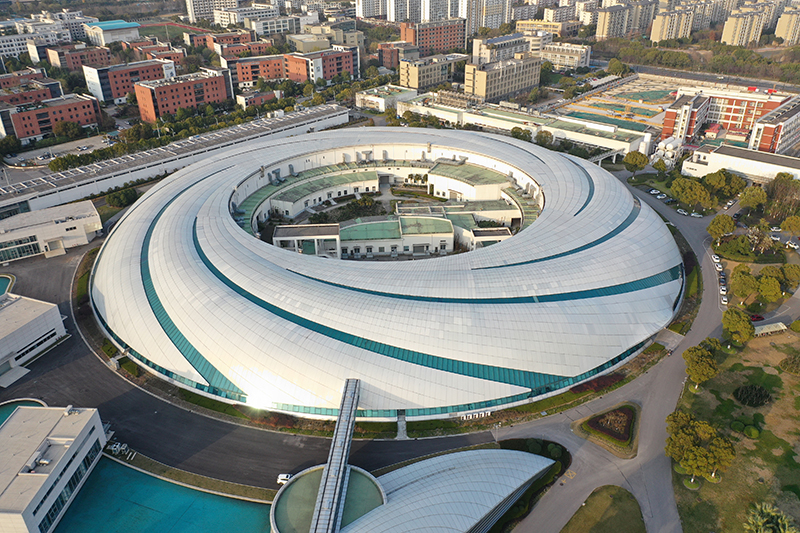 2019年3月12日，航拍上海光源項(xiàng)目。