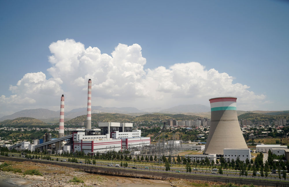 杜尚別2號熱電廠（2024年6月22日攝）。